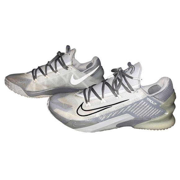 Nike Force Zoom Trout 8 Baseball Turf Cool Grey Shoes Men's 10.5 - Picture 3 of 7